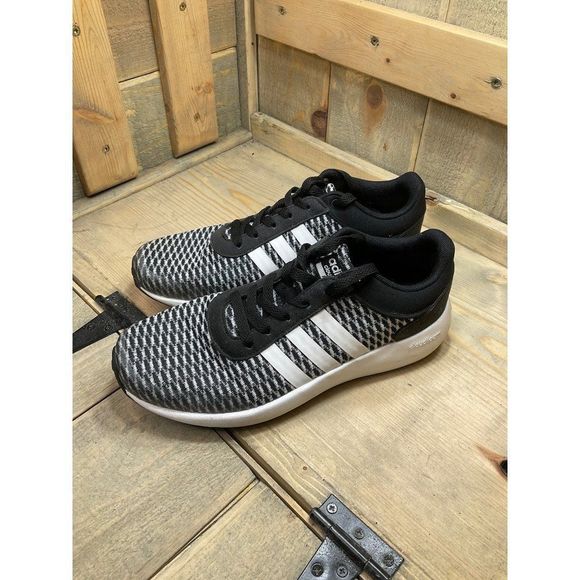 Adidas womens cloudfoam race running shoes sneakers lace up US7 1Y3001 - Picture 4 of 9